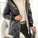Chaqueta Acolchada Reversible con Forro Sherpa