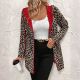 Chaqueta Capucha Leopardo