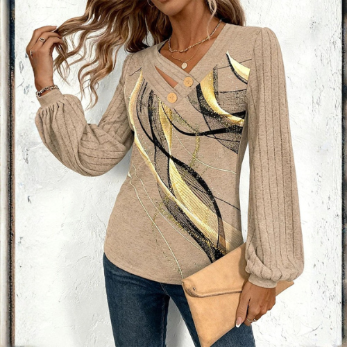 Blusa Ribbed Metallic