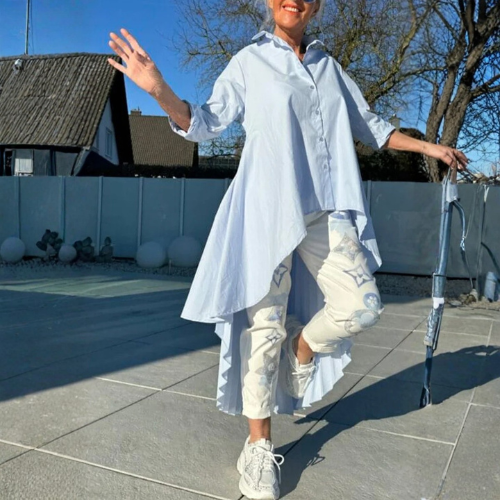 Camisa Asimétrica Oversize