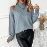 Suéter Cold Shoulder Rib