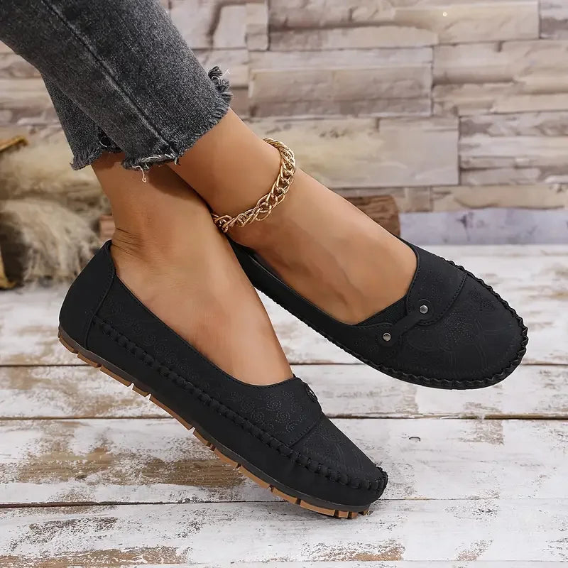 Mocasines Cómodos Bordados